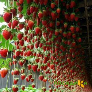 Клубника ампельная Анастасия купить по цене от 370р. в интернет-магазине «Посадика» с доставкой почтой в в Новочеркасске и по всей России – [изображение №1].